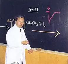 An Austrian chemist with colored chalk (1970)