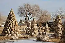 Petrified Wood Park in Lemmon, South Dakota