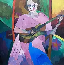 Woman with Guitar, 1913