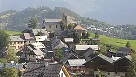 Albiez-Montrond in the foreground, with Albiez-le-Jeune in the background