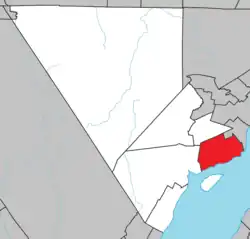 Location within Charlevoix RCM.