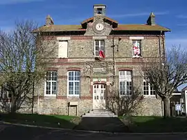 The town hall in Les Chapelles-Bourbon