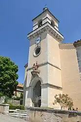 The church in Les Granges-Gontardes