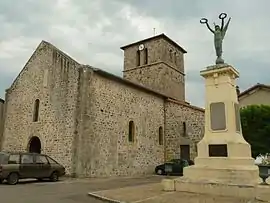 The church in Lessac