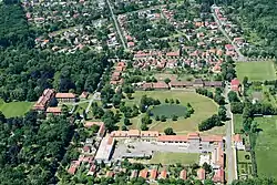 Aerial view of Měšice