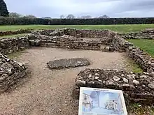 The apodyterium at the 3rd Bath House