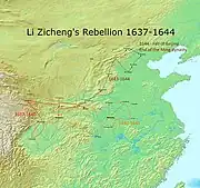 Li Zicheng's rebellion 1637-1644