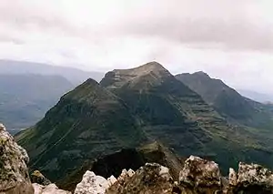 Liathach seen from Beinn Eighe