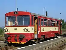 Czech railbus (now nicknamed Regiomouse)