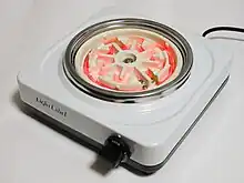 Electric tabletop hotplate