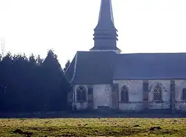 The church in Lignières-Châtelain