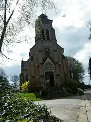 The church in Lignières-en-Vimeu