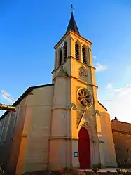 The church in Lignières-sur-Aire