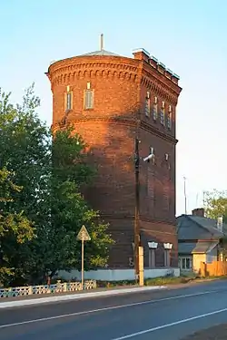 Water tower at the Likhoslavl railway station