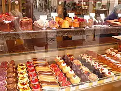 Typical French pâtisserie