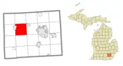 Location within Washtenaw County