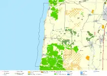 Map of Lincoln County