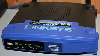 Linksys WRT54GLOutside view, front