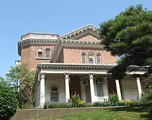 Litchfield Villa, on the west side of the park