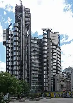 Lloyd's building, London, England.