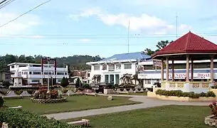 Poblacion and municipal hall