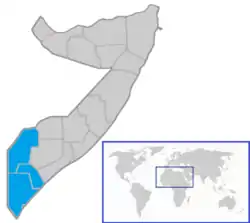 Location of Jubaland