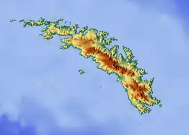 King Haakon Bay is located in South Georgia Island