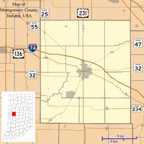 New Richmond is located in Montgomery County, Indiana