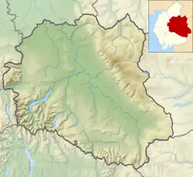 Helvellyn is located in the former Eden District