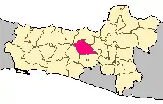 Location within Central Java