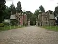 Gate and lodges, Sennowe Hall, Norfolk