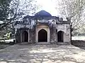 A Mosque including four walls of an enclosed garden
