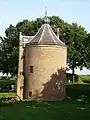 Gunpowder tower at castle Loevestein.