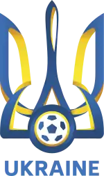 Current emblem of the Ukrainian Association of Football.