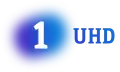 Variation of the logo for the UHD signal since 2024