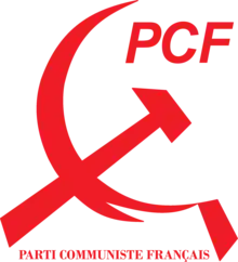 Logo of the French Communist Party (1980‒1996)