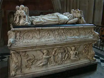 The tomb of the two children of Charles VIII of France and Anne de Bretagne (1506)