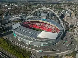 The new Wembley Stadium in London: one of the most controversial projects that Foster + Partners have been involved in.