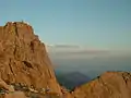 Looking South at Lone Peak and Question Mark Wall