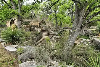 The grand staircase leading to the cavern entrance was built by the Civilian Conservation Corps.