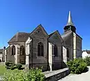 St Peter's church of Longpré-le-Sec