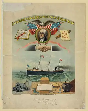 International Longshoremen's Union banner