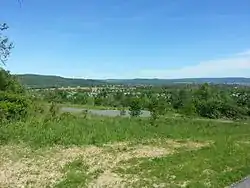 Lopatcong Township seen from the base of Marble Mountain