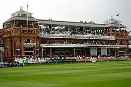 The pavilion at Lord's Cricket Ground, London