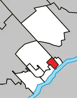 Location within Thérèse-De Blainville RCM.