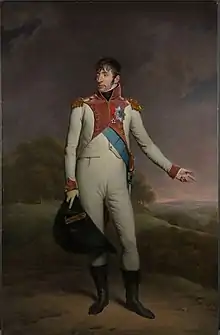 Portrait of King Louis Bonaparte of Holland in military uniform