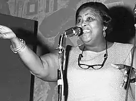 Bennett performing at the Anacostia Neighbourhood Museum's Jamaica Festival in Washington, D.C., 1969