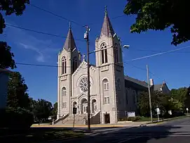 St. Joseph's Catholic Church, part of the Louisiana Street/Seventh Avenue Historic District