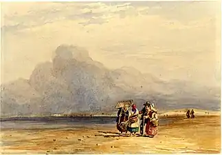 Shrimpers (after David Cox, undated), British Museum