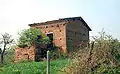 House built of rammed earth